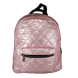 Nagyméretű steppelt pink hátizsák 6173-1