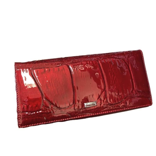 Fuerdanni lakkozott piros pénztárca F2086-1