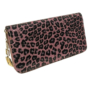 Kép 2/3 - Fényes leopárd mintás műbőr pénztárca pink