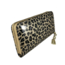 Kép 2/3 - Fényes leopárd mintás műbőr pénztárca 