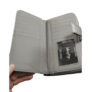 Kép 4/4 - Ezüst színű steppelt pénztárca FR7006
