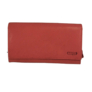 Kép 2/3 - Piros bőr női pénztárca XE5552