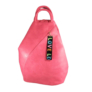 Kép 2/4 - Műbőr pink lopásgátlós hátizsák 