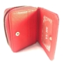 Kép 3/4 - Kisméretű piros pénztárca F6619