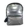 Kép 2/3 - Ezüst steppelt PVC anyagú divatos hátizsák M21050