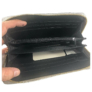 Kép 3/3 - Ezüst színű steppelt PVC anyagú pénztárca