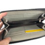 Kép 3/3 - Silvia Rosa pénztárca fekete lakkos mintával