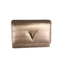 Kép 1/4 - Arany színű steppelt kisméretű pénztárca
