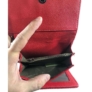 Kép 3/4 - Piros színű steppelt kisméretű pénztárca