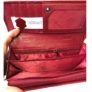 Kép 2/2 - Női piros lakkozott bőr pénztárca Alessandro 21-71