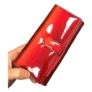 Kép 2/3 - Női piros lakkozott bőr pénztárca Alessandro 60-25